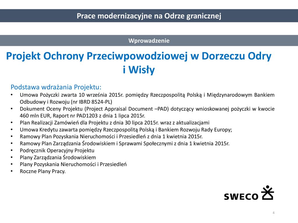 Projekt Ochrony Przeciwpowodziowej W Dorzeczu Odry I Wis Y Ppt Pobierz